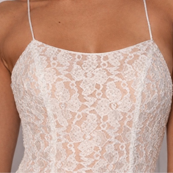 Lace Wedding Gown Size 2 Ivory | Open Back Lace-Up Bridal Dress | Style 1937 NWT - Picture 5 of 8